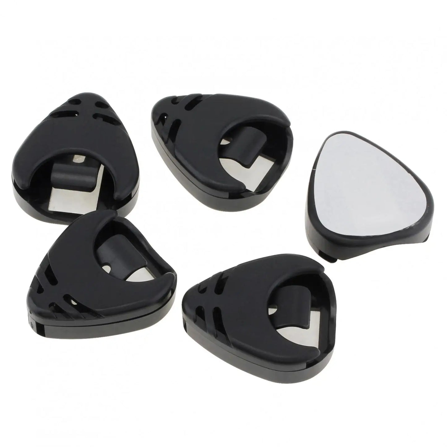 5er Set selbstklebende Plektrumhalter für Gitarre Bass Ukulele