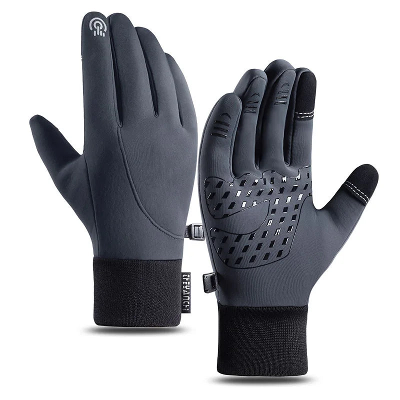 Winter Fahrradhandschuhe Rutschfest Warm Touchscreen Winddicht M L XL