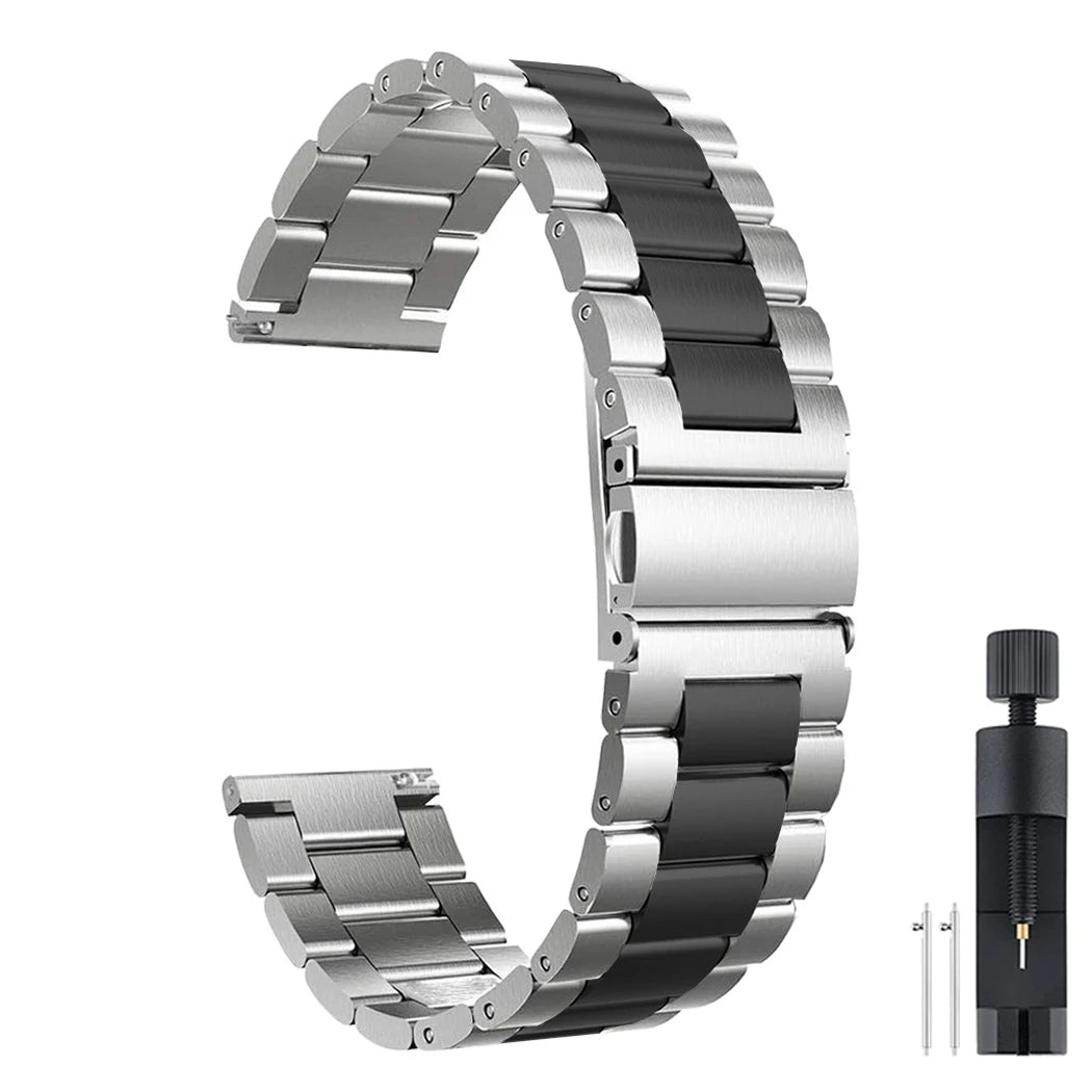 Elegantes Edelstahl-Armband für Huawei Watch 42/46mm – robust - zeitlos unisex