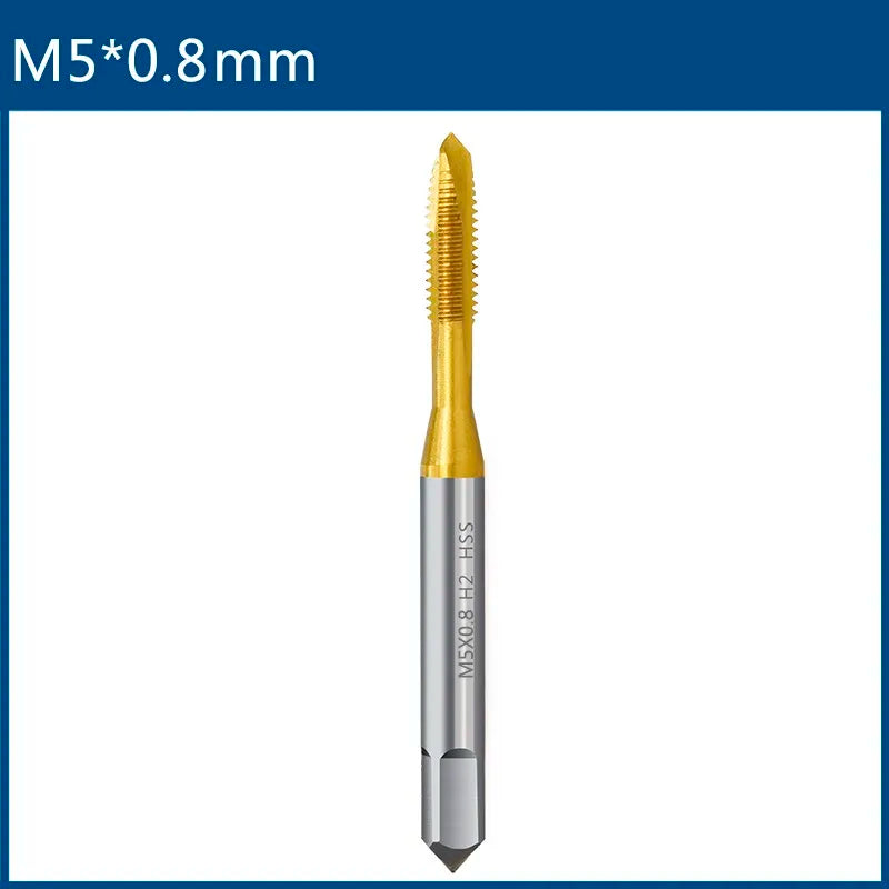 HSS Titanbeschichtung Gewindebohrer M2-M12 Metrisch Handwerkzeuge