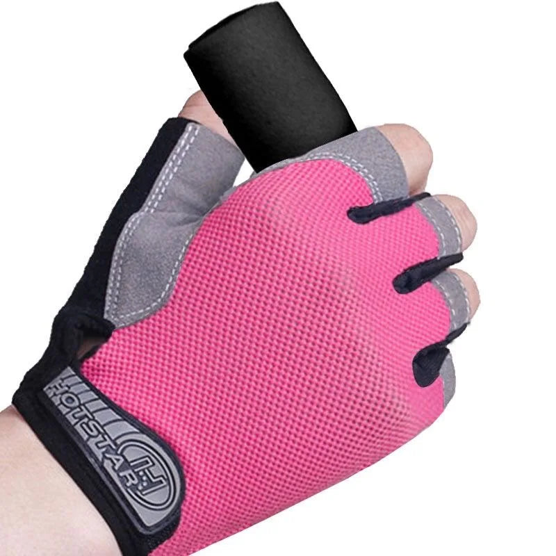 Rutschfeste, atmungsaktive fingerlose Fitnesshandschuhe für Damen - Herren – sicher trainieren