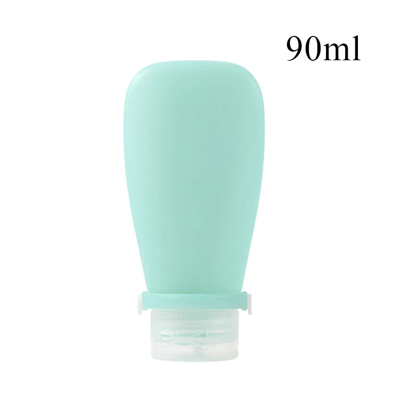 Auslaufsichere Silikon-Reiseflasche 30-90ml – flexibel, nachfüllbar - kompakt