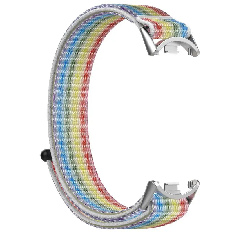Nylon Armband für Xiaomi Band 9 8 NFC, verstellbares Handgelenkband