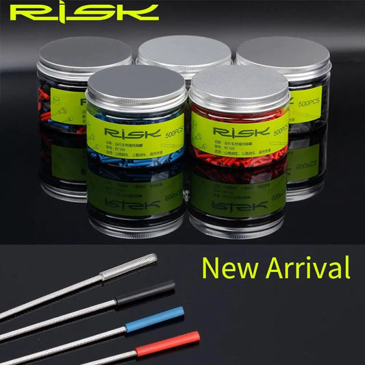 Ultraleichte Schrumpf-Endkappen für Fahrradkabel – sicher - langlebig, 10er Set