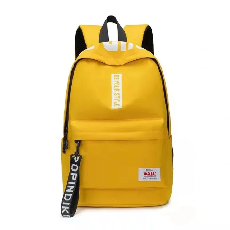 Unisex Großraum-Rucksack 20-35L mit robustem Polyester für Alltag - Schule