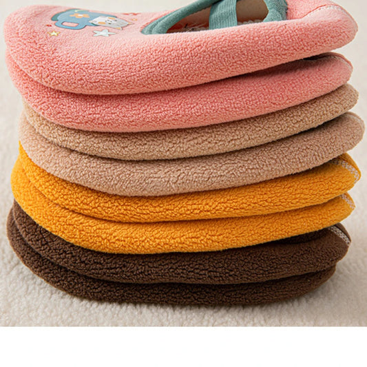 Rutschfeste Fleece-Bodensocken für Babys 0-4 Jahre warme Lauflernschuhe