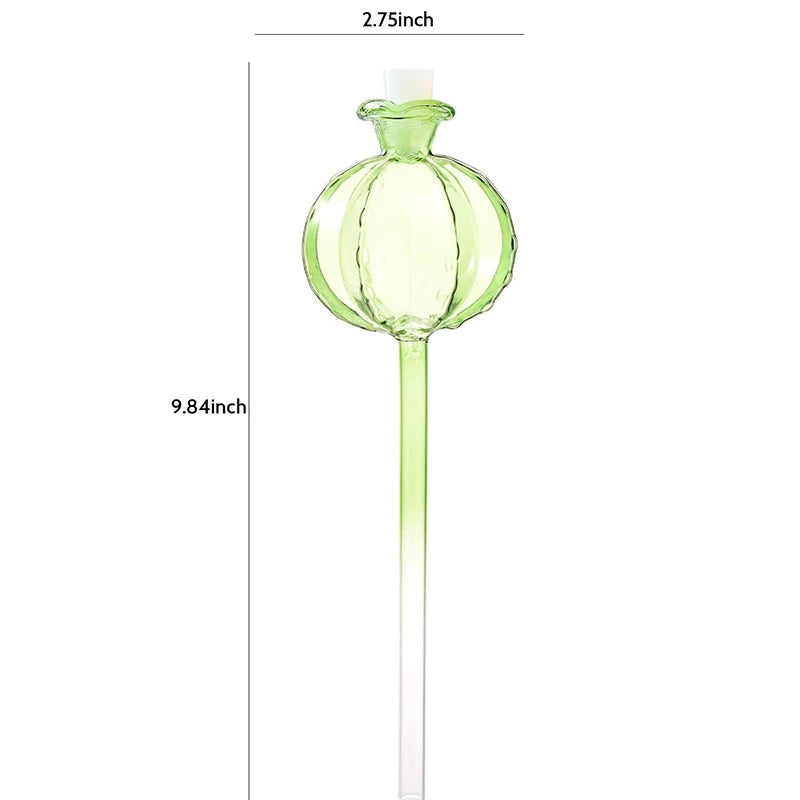 Nachhaltige Pflanzenpflege: Automatische Glas-Glühbirnenbewässerung für Zimmerpflanzen