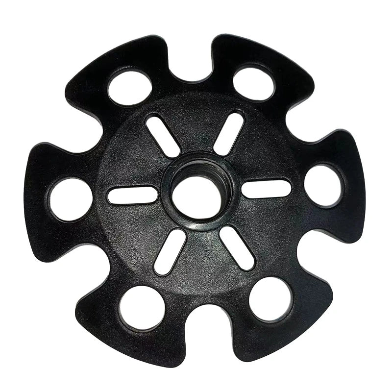 Robuster Schneeflockenkorb schwarz – 2er/4er Set für Trekking - Outdoor