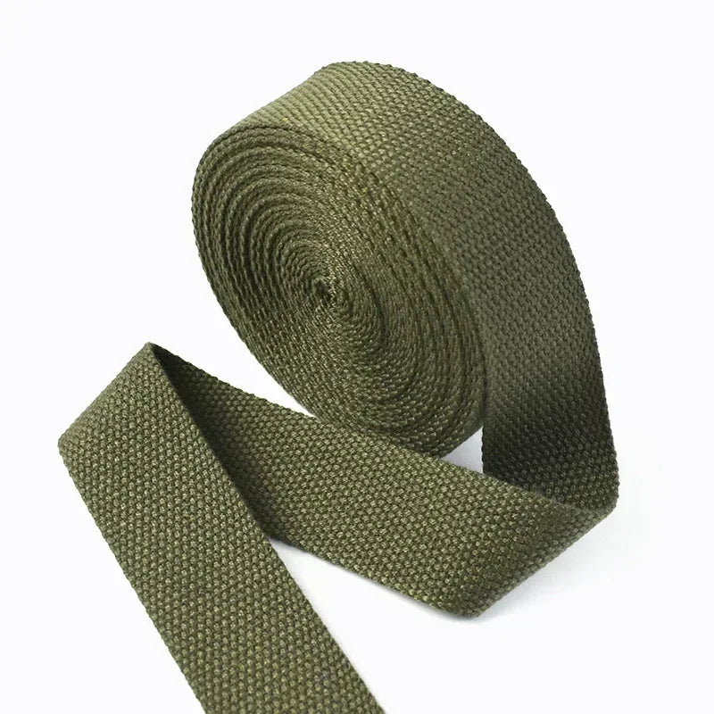 4M Polyester/Nylon Gurtband 1.3mm dick, 20-50mm breit für DIY Nähen Rucksäcke