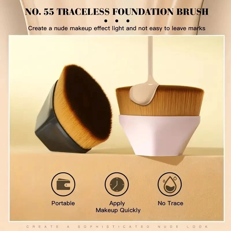 Makelloses Finish garantiert: Weicher Foundation-Pinsel für flüssige Grundierung - BB-Creme