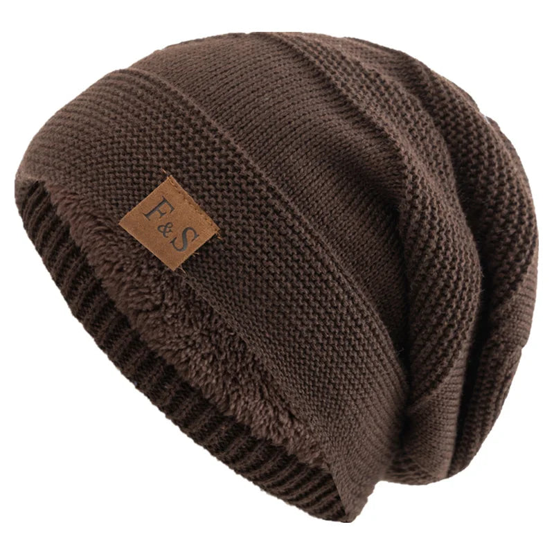 Unisex Winter Mütze gefüttert – Warme Slouchy Beanie für Männer und Frauen