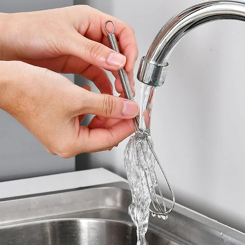 Edelstahl Mini Schneebesen Handmixer für effizientes Rühren in der Küche