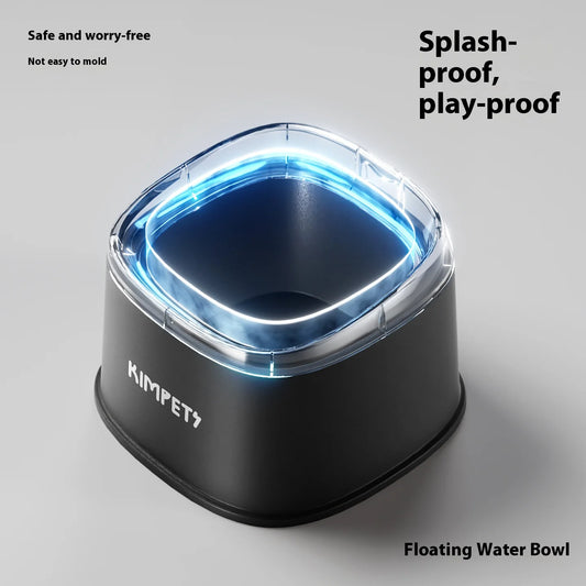 2000 ml Auslaufsicherer Wassernapf für Haustiere mit Spritzschutz