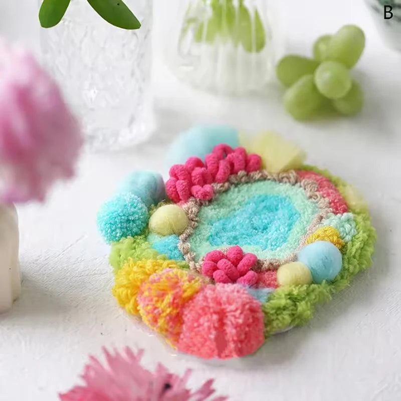 Moos Stickerei Punch Nadel Kit für DIY Wolle Filz Handwerk Set
