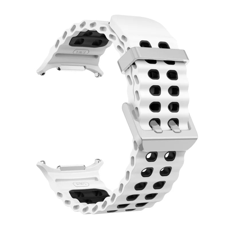 Marine Silikonarmband für Samsung Galaxy Watch Ultra 47 mm 2025 Modell
