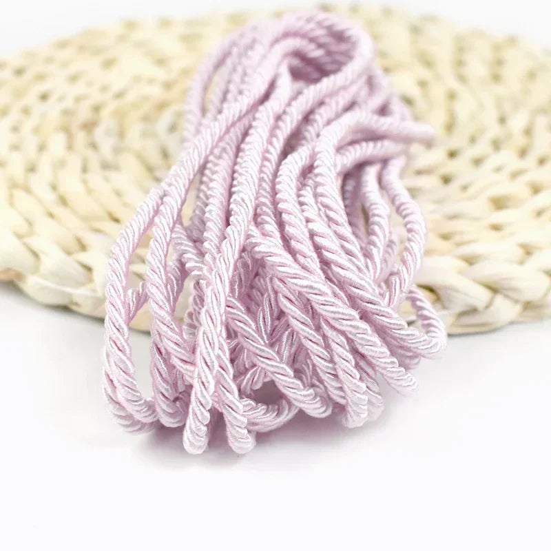 3mm Polyester Seil 3-Strang gedreht – DIY, Heimtextilien, Taschen, Deko Schnur