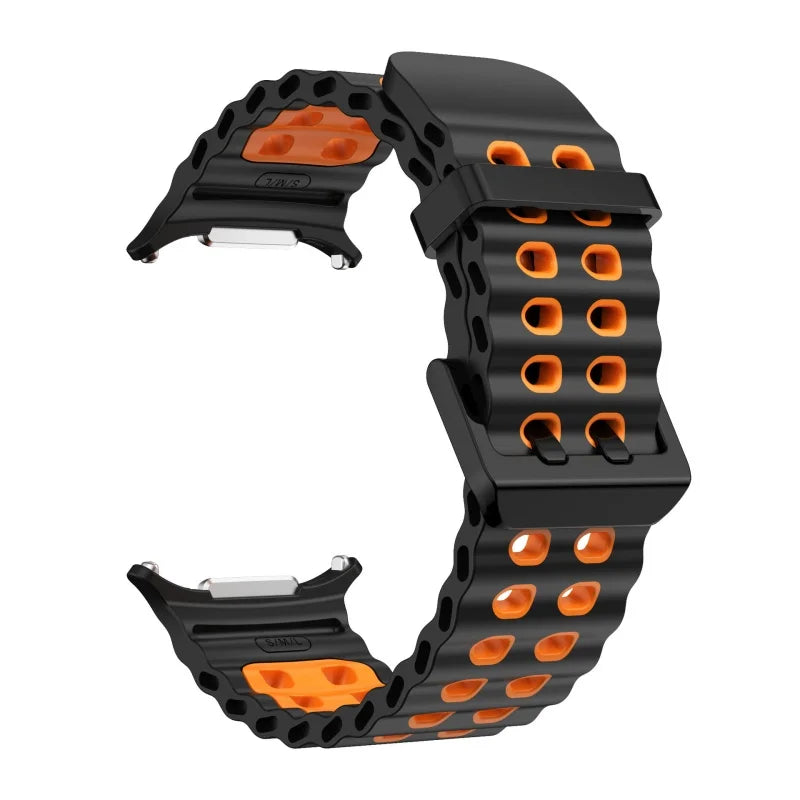 Marine Silikonarmband für Samsung Galaxy Watch Ultra 47 mm 2025 Modell