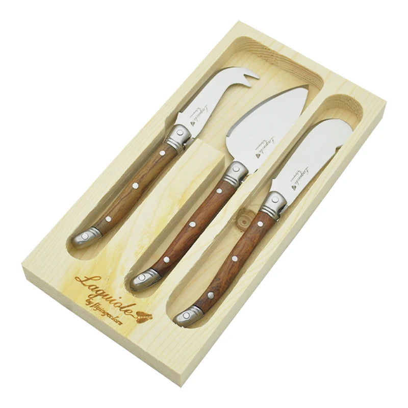 Set Buttermesser Mit Edelstahlklinge Und Rossholzgriff Für Perfektes Streichen