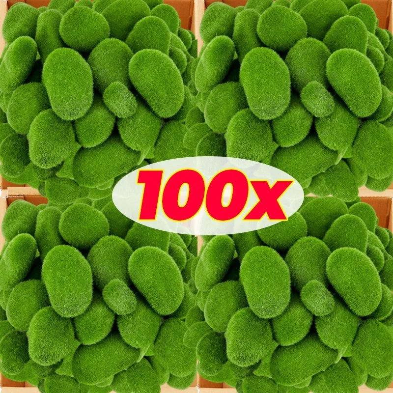 Künstliche Moossteine für kreative DIY Projekte und Dekoration