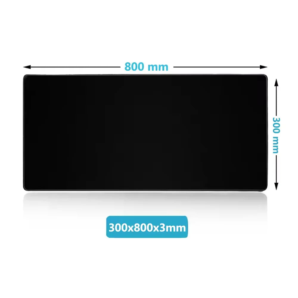 Großes Rutschfestes Gaming Mauspad für Gamer Schreibtisch mit genähter Kante