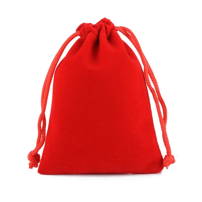 10 Schmuck Taschen aus Samt mit Kordelzug Geschenkbeutel Party Luxus