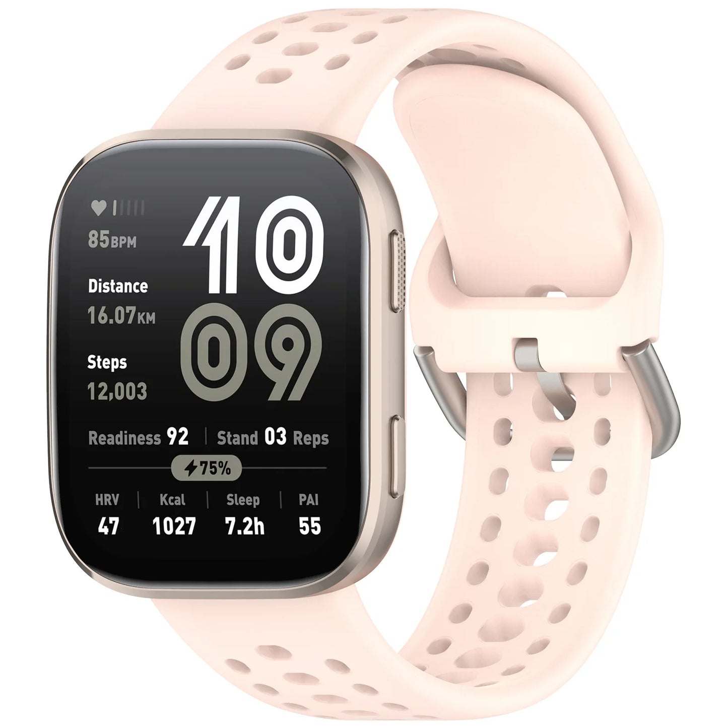 Atmungsaktives 22mm Sport Silikon-Armband für Smartwatches, Unisex
