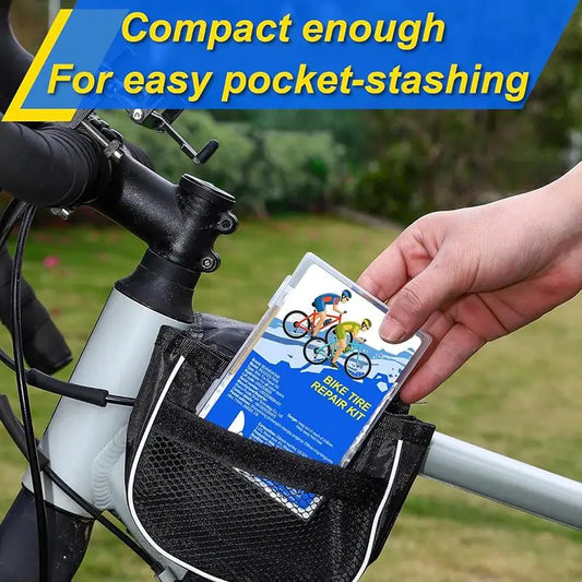 Notfall Reifen Reparaturset für Fahrrad - Motorrad – Tragbar Schlauch Flickzeug