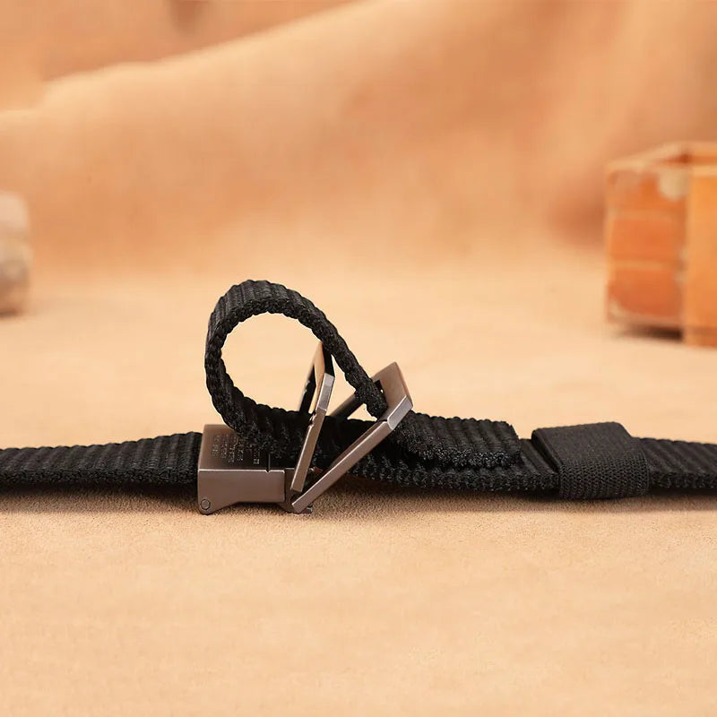 Robuster Nylon-Gürtel Herren 3,8 cm breit – verstellbar, ideal für Outdoor - Alltag