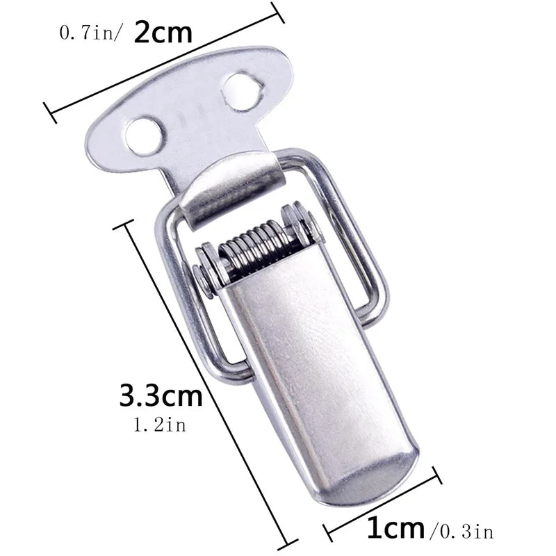 Sichere - schnelle Edelstahl-Toggle Latches – 6 oder 12 Stück, korrosionsbeständig