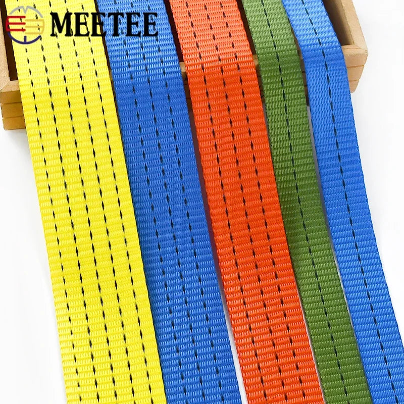 Nylongewebe Gurtband 25-50 mm starkes Riemenmaterial 5 m Länge
