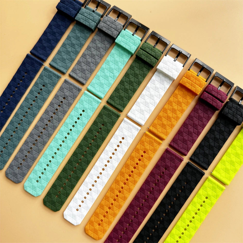 Sportliches Silikonarmband 20/22 mm mit Fußballmuster – perfekt für Xiaomi - Huami