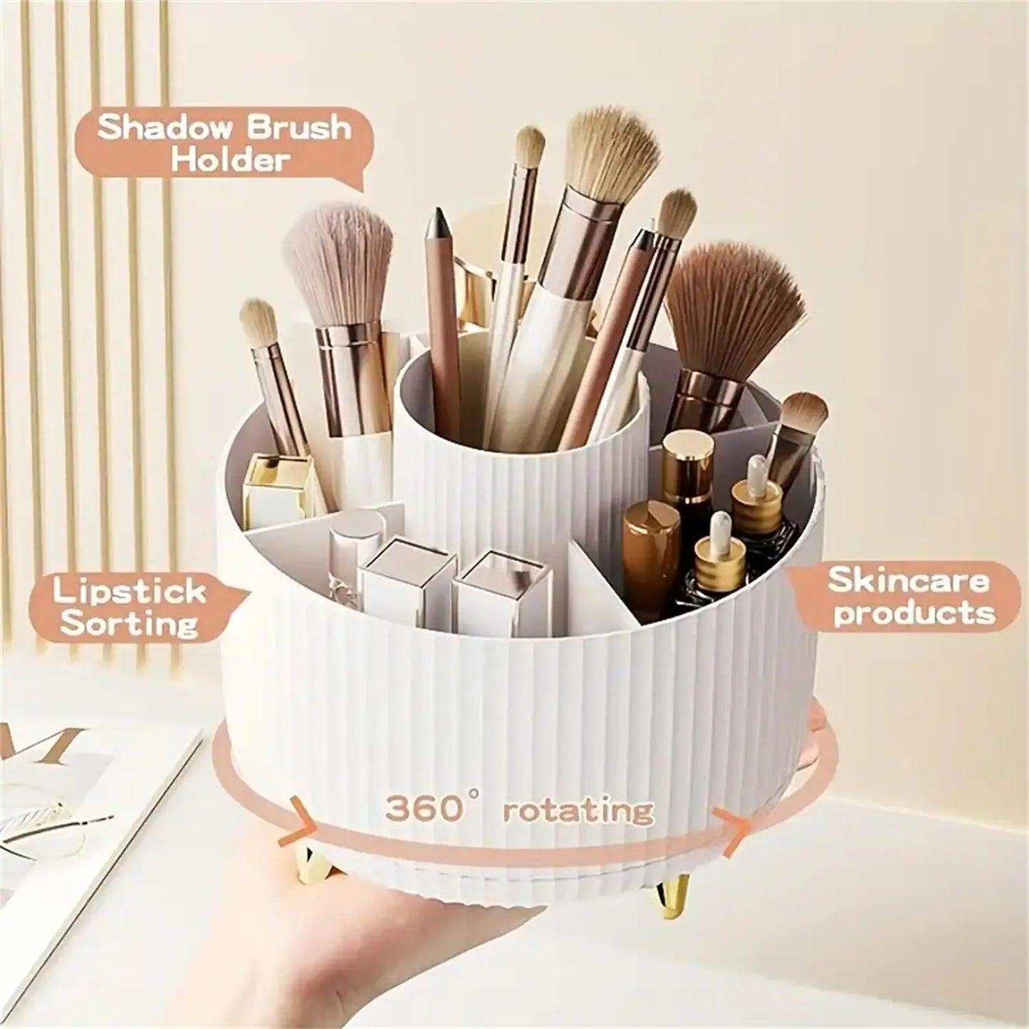 360° Rotierender Make-up-Organizer