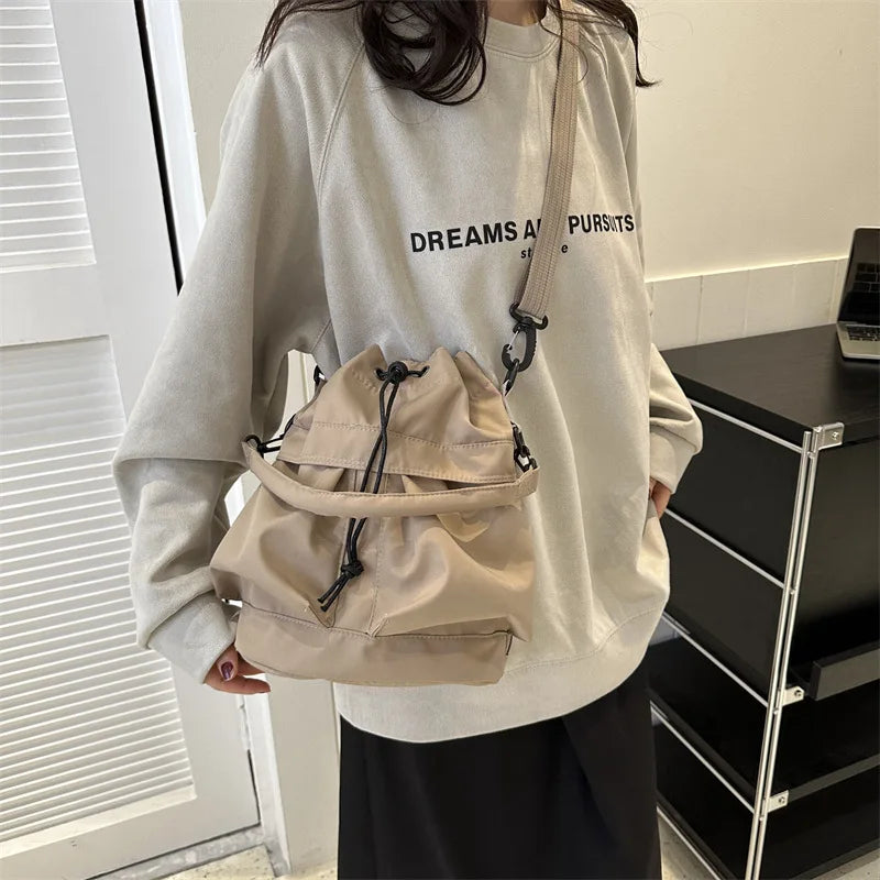 Damen Schultertasche Wasserdicht Nylon Groß Umhängetasche Beuteltasche Freizeit