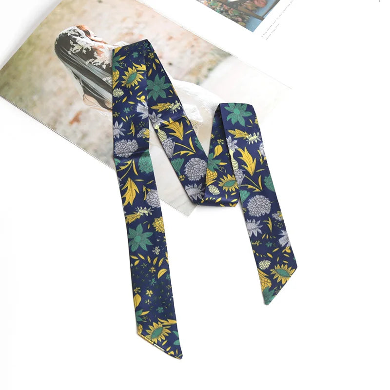 Eleganter Blumenschal für Frauen Haar Accessoire oder Taschenband