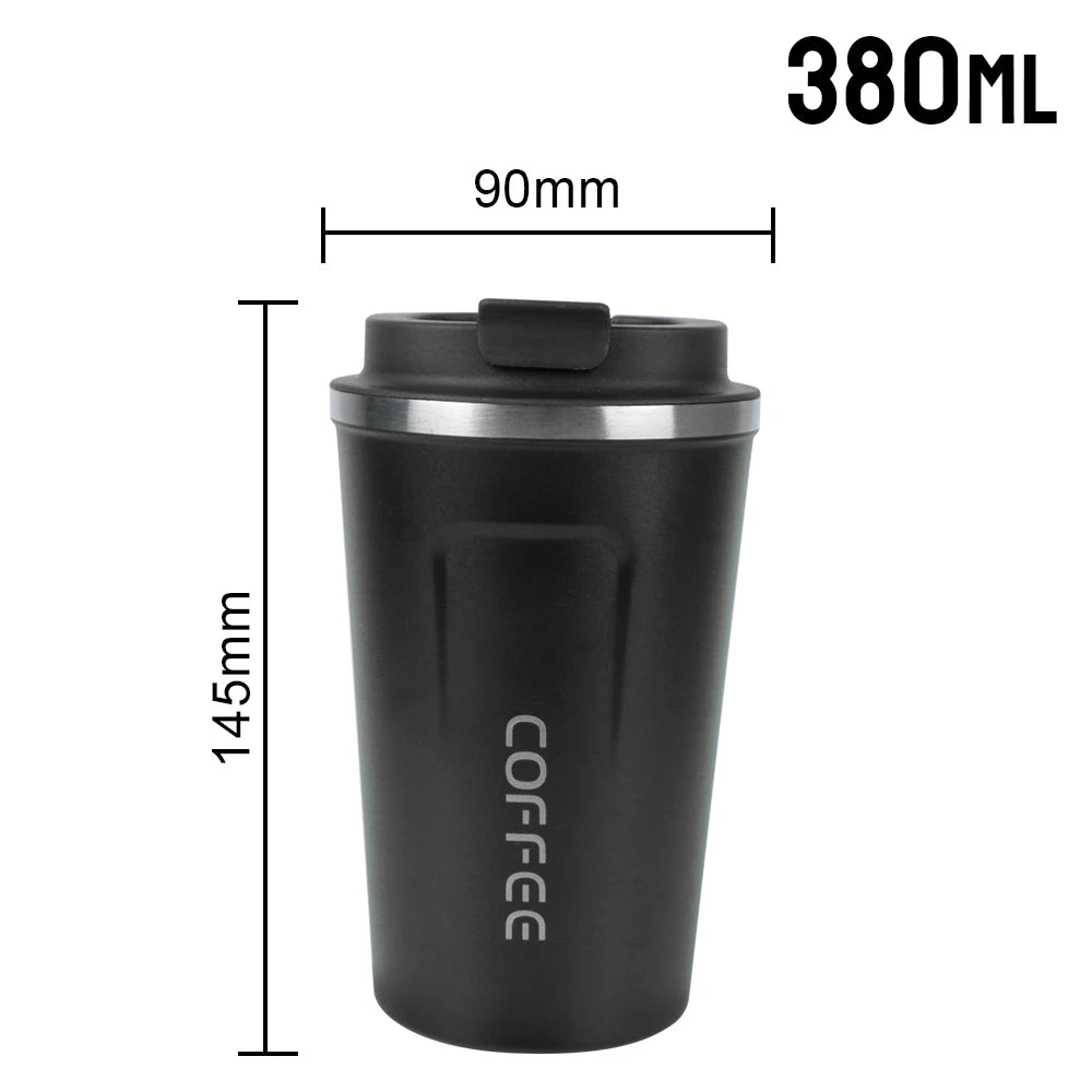 Isolierter Edelstahl Thermobecher 380ml oder 510ml