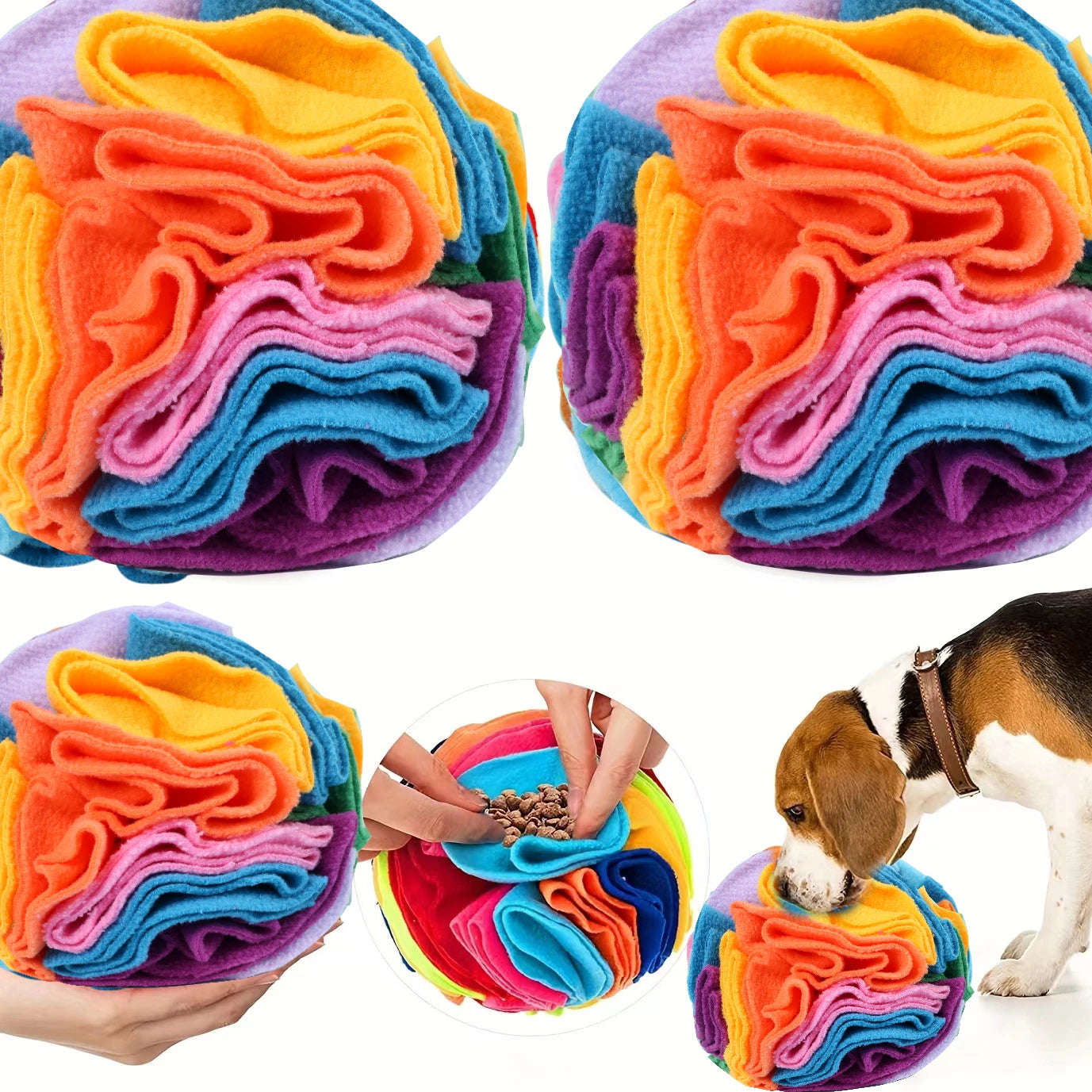 Interaktives Hundespielzeug Schnupftabakball zur natürlichen Suche