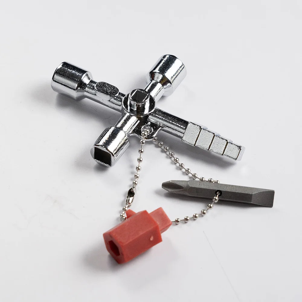 4in1 Multifunktions Inbusschlüssel Set für Wasserzähler Ventil Reparatur
