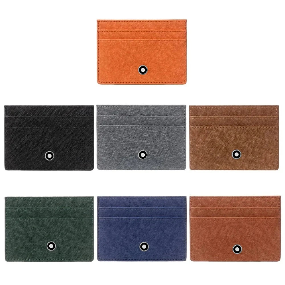 Minimalist Slim Wallet aus echtem Leder – Premium Karten & Münzfach