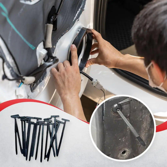 Selbstsichernde Nylon Kabelbinder - Clips für Kfz Reparatur - Befestigung