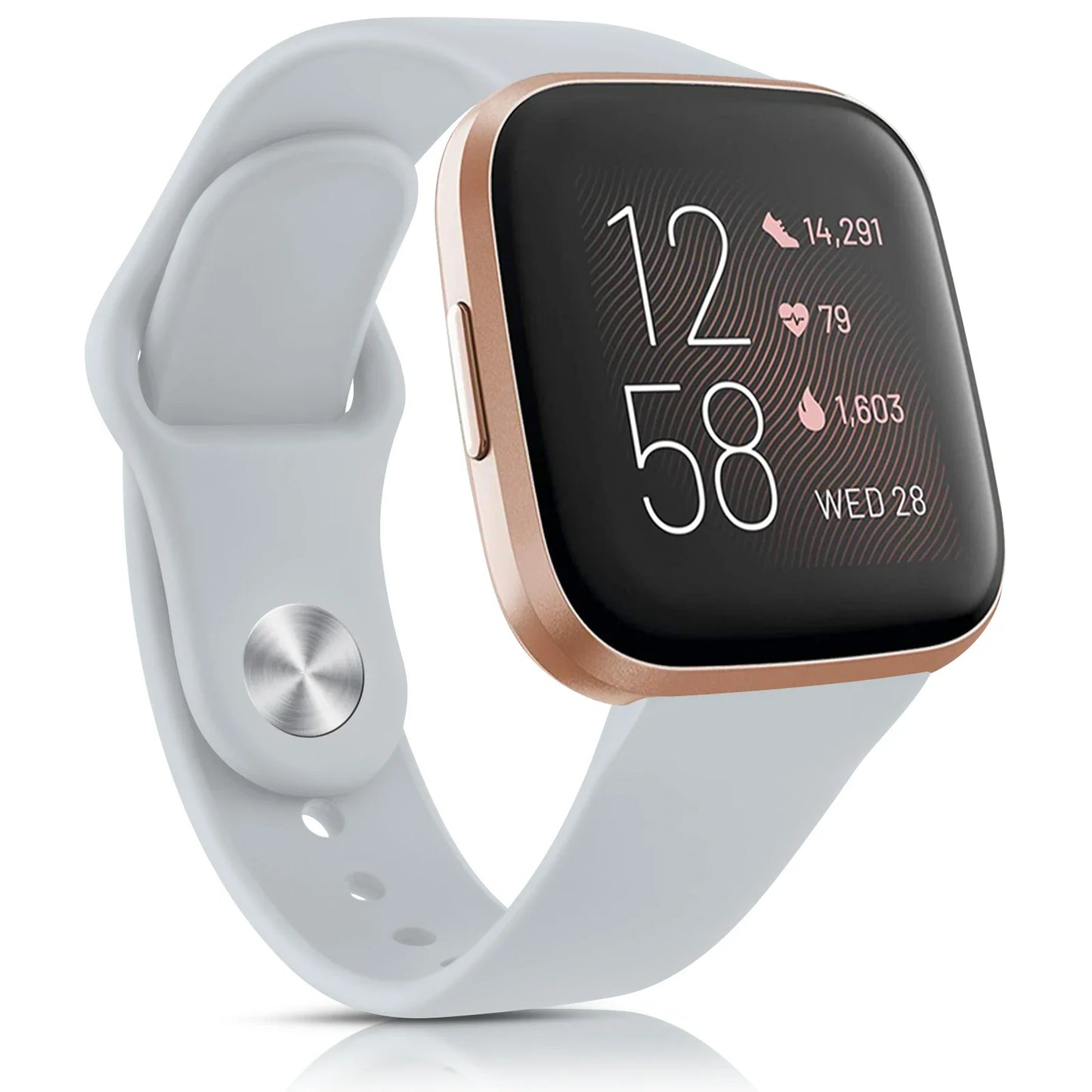 Silikon Armband Sport Ersatz für Fitbit Versa 1 2 3 4 Lite Sense 2