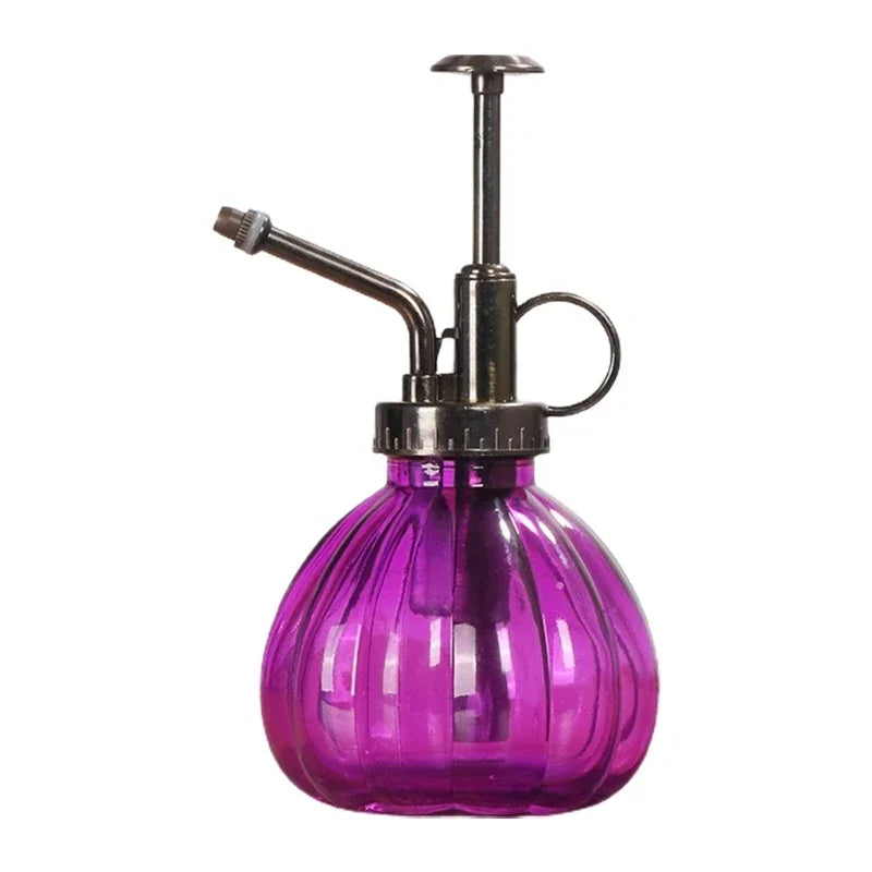 Vintage Glas Gießkanne mit Luftdruck-Spray für Garten und Haushalt