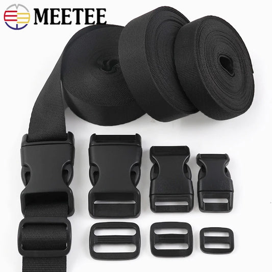 Robuste Kunststoff Schnallen Set für Rucksack, Gurte und DIY Projekte
