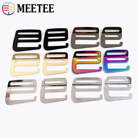 Metall G-Haken Schnalle 19-38 mm für Tasche Gürtel mit Tri Glide Slider