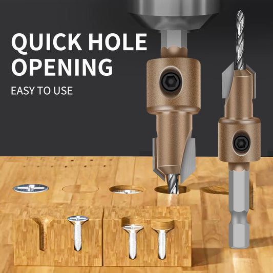 Holzbearbeitungs-Bohrer: Blindloch Bohrer für Schraubinstallation Wolfram Stahl
