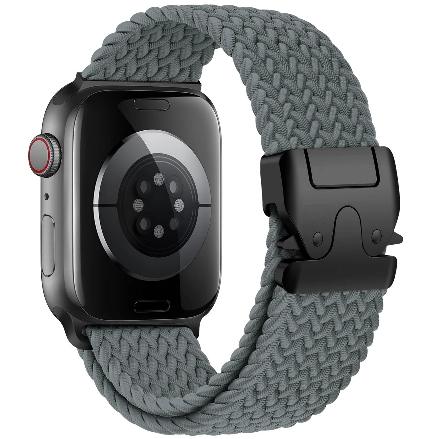 Geflochtenes Nylon Uhrenarmband Sport Ersatz für 41-49 mm Smartwatch