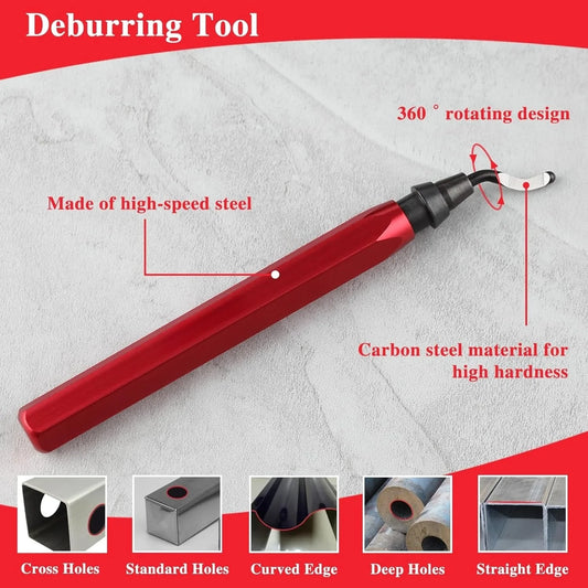 Entgratungswerkzeug RB1000 mit 10 BS1010 HSS-Klingen für vielseitiges Entgraten