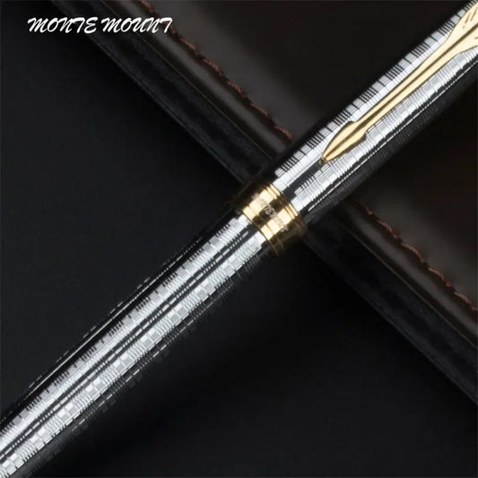 Luxuriöser Metall Kugelschreiber 0,7 mm blau für Schule und Büro