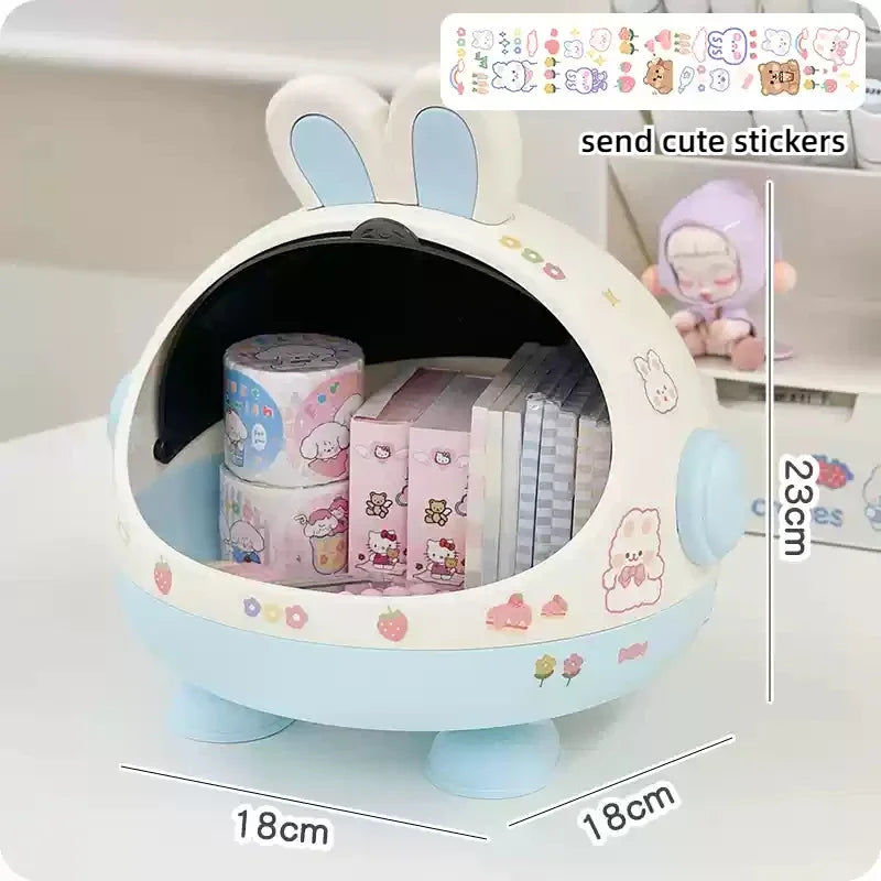 Kawaii Kaninchen Schreibtisch Organizer Box für Studenten & Mädchen Deko
