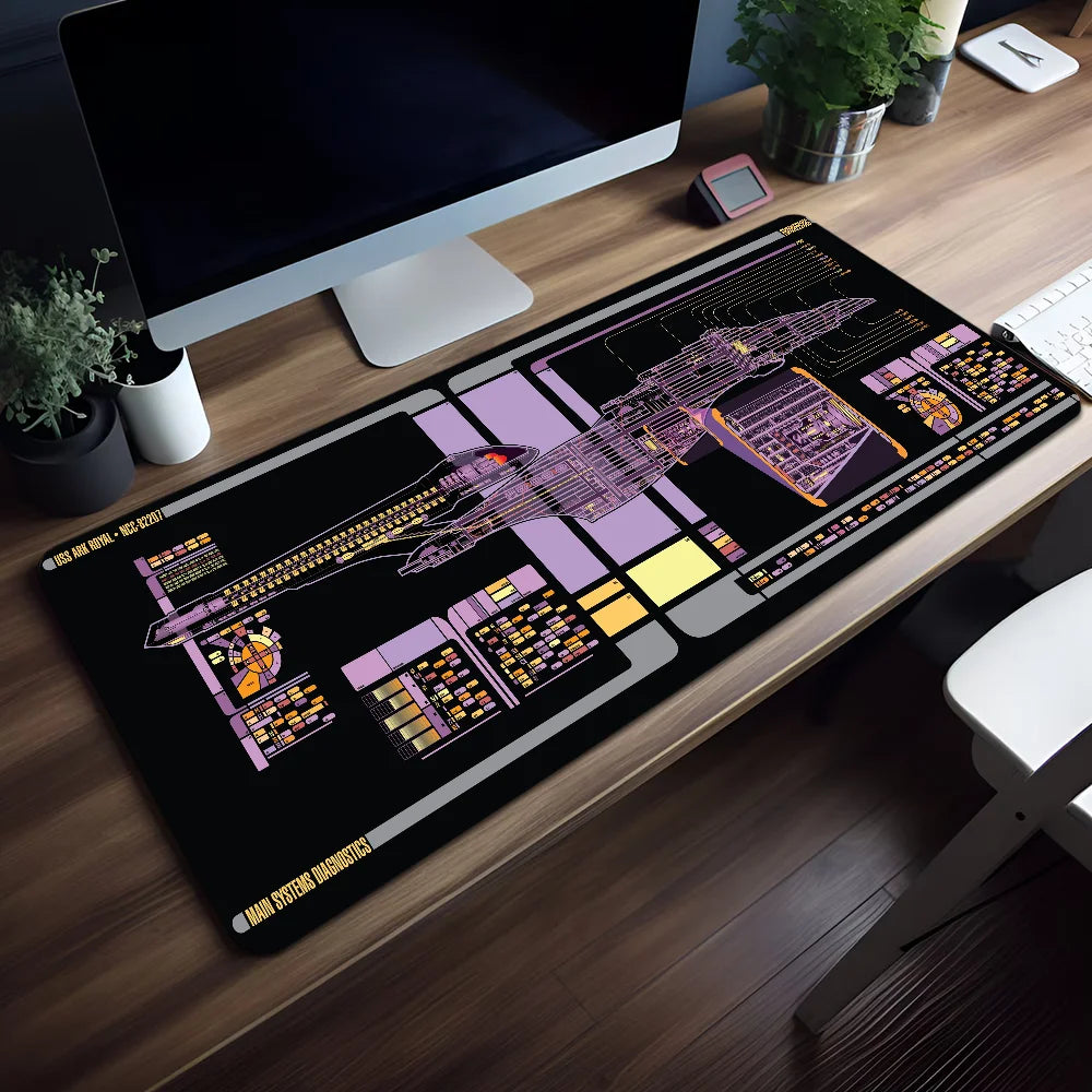 Großes Gaming Mauspad für Büro - Schreibtisch – Rutschfest - Verdickt