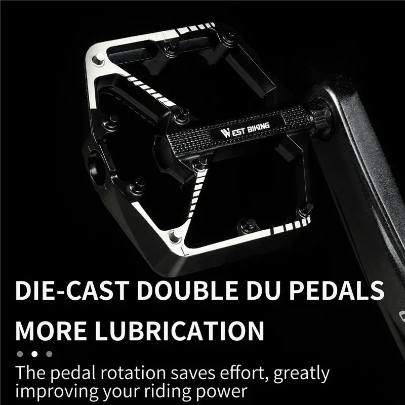 Ultraleichte rutschfeste Fahrrad Pedale Paar DU Lager MTB Rennrad BMX